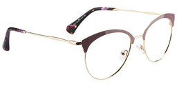 Chelsea Browline Purple Glasses3