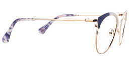 Chelsea Browline Blue Glasses4