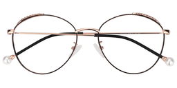 Abiola Round Black Glasses1