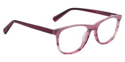 Charlene Rectangle Pink-Floral Glasses3