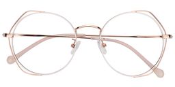 Darcy Round Gold Glasses1
