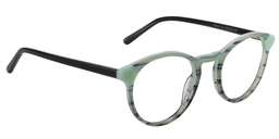 Octavia Round Green Glasses3