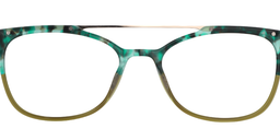 Deborah Aviator Green-Floral Glasses5