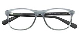 Charlene Rectangle Green-Floral Glasses1