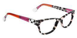 Meredith Rectangle Black & Clear Glasses3