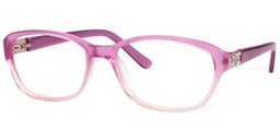 Sharon Rectangle Pink Glasses2