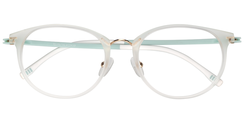 Oval White Glasses1