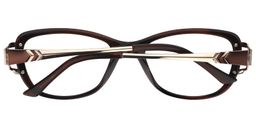 Una Oval Brown Glasses4