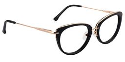 Adeline Cat Eye Black Glasses5