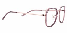 Aviva Geometric Light Purple Glasses4