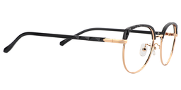 Flora Browline Black Glasses4