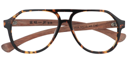 Tyler Aviator Tortoise Glasses1