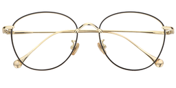 Laurel Round Black Glasses1