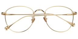 Laurel Round Gold Glasses1