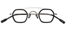 Corrine Geometric Silver Glasses1