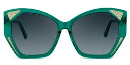 Routh Geometric Green Glasses11
