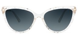 Lucas Cateye Clear Glasses10