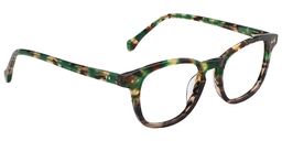Tasha Square Green-Floral Eyeglasses3