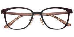 Spark Rectangle Brown Glasses1