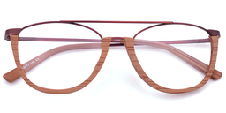 Alibi Aviator Brown Eyeglasses1