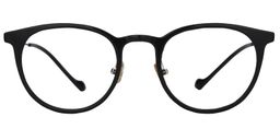 Jessica Round Black Eyeglasses0