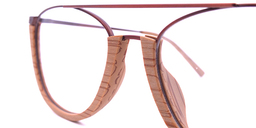 Alibi Aviator Brown Eyeglasses3