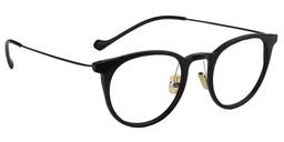 Jessica Round Black Eyeglasses5
