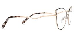 Reva Cateye Black Glasses2