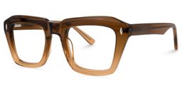 Aquino Square Brown Glasses1