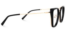 Martine Square Black Glasses3
