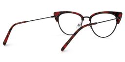 Romero Cateye Red-Floral Glasses3