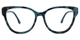 Ebuny Cateye Blue-Camouflage Glasses0
