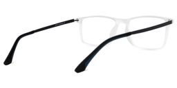 Bollin Rectangle White Glasses3