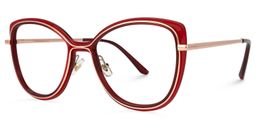 Krishonda Butterfly Red Glasses1