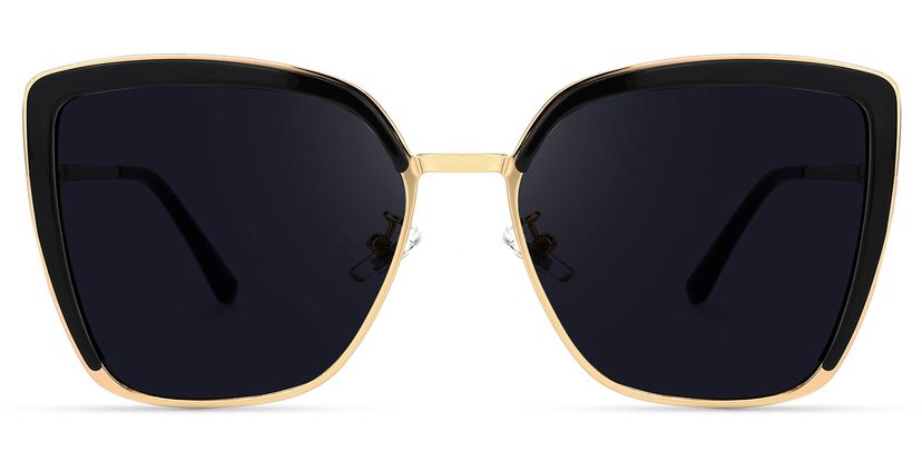 Madrid Square Black Sunglasses