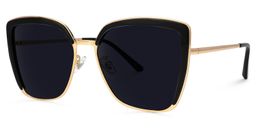 Madrid Square Black Sunglasses1