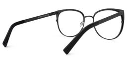 Padilla Cateye Black Glasses3
