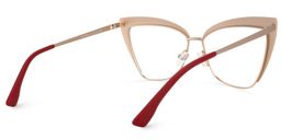 Luperon Cateye Red Glasses3