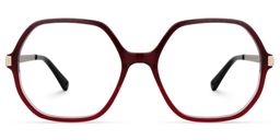 Conklin Geometric Red Glasses0