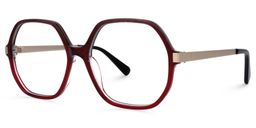 Conklin Geometric Red Glasses1