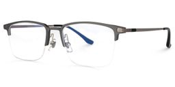 Yoreisis Rectangle Gray Glasses1