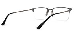 Yoreisis Rectangle Gray Glasses3