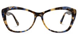 Battle Geometric Blue-Tortoise Glasses0