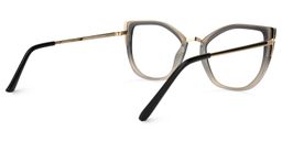 Tabrieah Cateye Gray-Black Glasses3