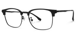 Turkessa Browline Black Glasses1