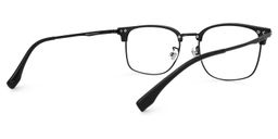 Turkessa Browline Black Glasses3
