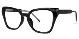 Yushica Square Black Glasses1