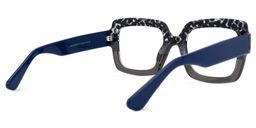 Enriquez Square Two-Tone Glasses3