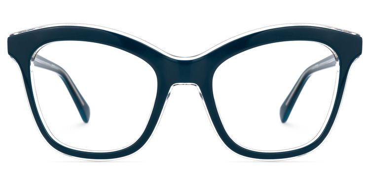 Cirino Cateye Dark-Blue Glasses