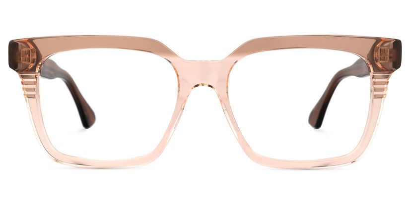 Lucente Square Beige Glasses